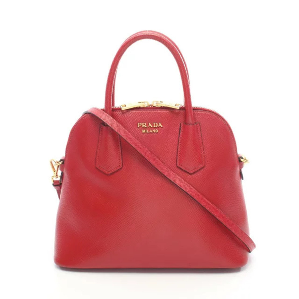 Prada SAFFIANO CUIR handbag leather red